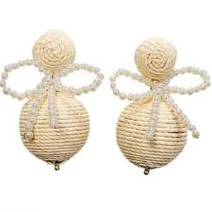 Lisi Lerch Sullivan - Fabric & Pearl Earrings - Sarah Weisbrod Collection